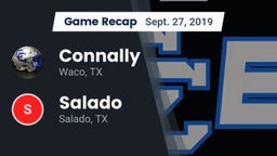 Recap: Connally  vs. Salado   2019