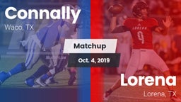 Matchup: Connally  vs. Lorena  2019