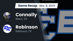 Recap: Connally  vs. Robinson  2019