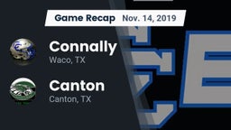 Recap: Connally  vs. Canton  2019