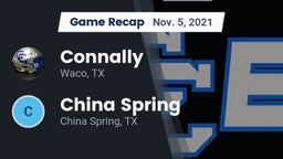 Recap: Connally  vs. China Spring  2021