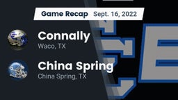 Recap: Connally  vs. China Spring  2022