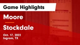 Moore  vs Stockdale  Game Highlights - Oct. 17, 2022