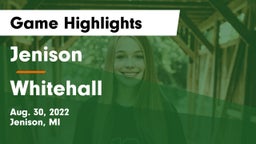 Jenison   vs Whitehall  Game Highlights - Aug. 30, 2022