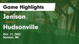 Jenison   vs Hudsonville  Game Highlights - Oct. 11, 2022