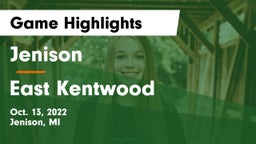 Jenison   vs East Kentwood  Game Highlights - Oct. 13, 2022