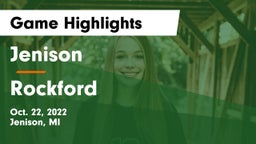 Jenison   vs Rockford  Game Highlights - Oct. 22, 2022