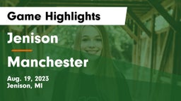 Jenison   vs Manchester  Game Highlights - Aug. 19, 2023