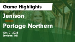 Jenison   vs Portage Northern  Game Highlights - Oct. 7, 2023