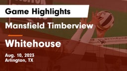 Mansfield Timberview  vs Whitehouse  Game Highlights - Aug. 10, 2023