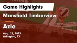 Mansfield Timberview  vs Azle  Game Highlights - Aug. 25, 2023