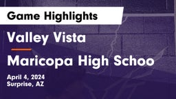 Valley Vista  vs Maricopa High Schoo Game Highlights - April 4, 2024
