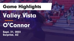 Valley Vista  vs O'Connor  Game Highlights - Sept. 21, 2022