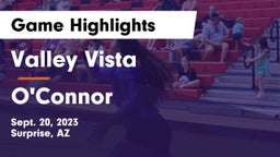Valley Vista  vs O'Connor  Game Highlights - Sept. 20, 2023