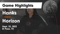 Hanks  vs Horizon Game Highlights - Sept. 23, 2022
