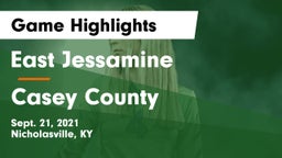 East Jessamine  vs Casey County Game Highlights - Sept. 21, 2021