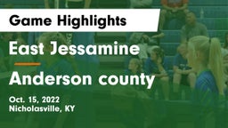 East Jessamine  vs Anderson county Game Highlights - Oct. 15, 2022