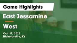 East Jessamine  vs West Game Highlights - Oct. 17, 2023