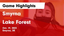 Smyrna  vs Lake Forest   Game Highlights - Oct. 19, 2023