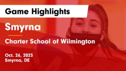 Smyrna  vs Charter School of Wilmington Game Highlights - Oct. 26, 2023