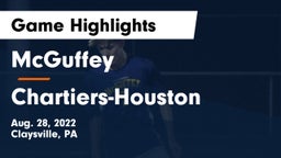 McGuffey  vs Chartiers-Houston  Game Highlights - Aug. 28, 2022