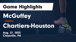 McGuffey  vs Chartiers-Houston  Game Highlights - Aug. 27, 2023