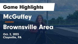 McGuffey  vs Brownsville Area   Game Highlights - Oct. 2, 2023