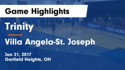 Trinity  vs Villa Angela-St. Joseph  Game Highlights - Jan 21, 2017