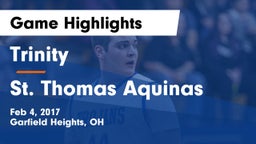 Trinity  vs St. Thomas Aquinas  Game Highlights - Feb 4, 2017