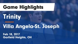 Trinity  vs Villa Angela-St. Joseph  Game Highlights - Feb 18, 2017