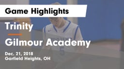 Trinity  vs Gilmour Academy  Game Highlights - Dec. 21, 2018