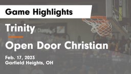 Trinity  vs Open Door Christian  Game Highlights - Feb. 17, 2023