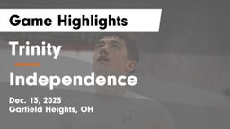 Trinity  vs Independence  Game Highlights - Dec. 13, 2023