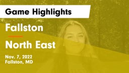 Fallston  vs North East  Game Highlights - Nov. 7, 2022