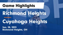 Richmond Heights  vs Cuyahoga Heights  Game Highlights - Jan. 28, 2023