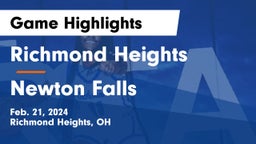 Richmond Heights  vs Newton Falls  Game Highlights - Feb. 21, 2024