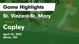 St. Vincent-St. Mary  vs Copley  Game Highlights - April 25, 2022