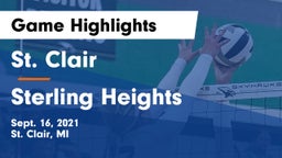 St. Clair  vs Sterling Heights  Game Highlights - Sept. 16, 2021