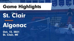 St. Clair  vs Algonac  Game Highlights - Oct. 12, 2021