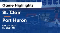 St. Clair  vs Port Huron  Game Highlights - Oct. 28, 2021