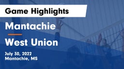 Mantachie  vs West Union  Game Highlights - July 30, 2022