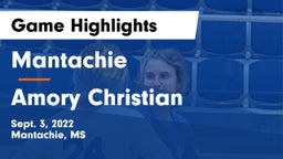 Mantachie  vs Amory Christian Game Highlights - Sept. 3, 2022
