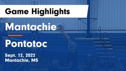 Mantachie  vs Pontotoc  Game Highlights - Sept. 12, 2022