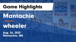 Mantachie  vs wheeler  Game Highlights - Aug. 26, 2023
