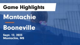 Mantachie  vs Booneville  Game Highlights - Sept. 12, 2023