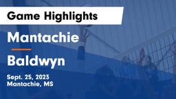 Mantachie  vs Baldwyn  Game Highlights - Sept. 25, 2023