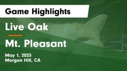 Live Oak  vs Mt. Pleasant Game Highlights - May 1, 2023
