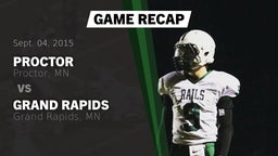 Recap: Proctor  vs. Grand Rapids  2015