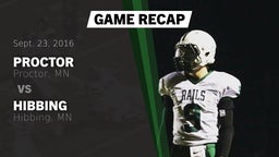 Recap: Proctor  vs. Hibbing  2016