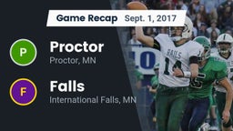 Recap: Proctor  vs. Falls  2017